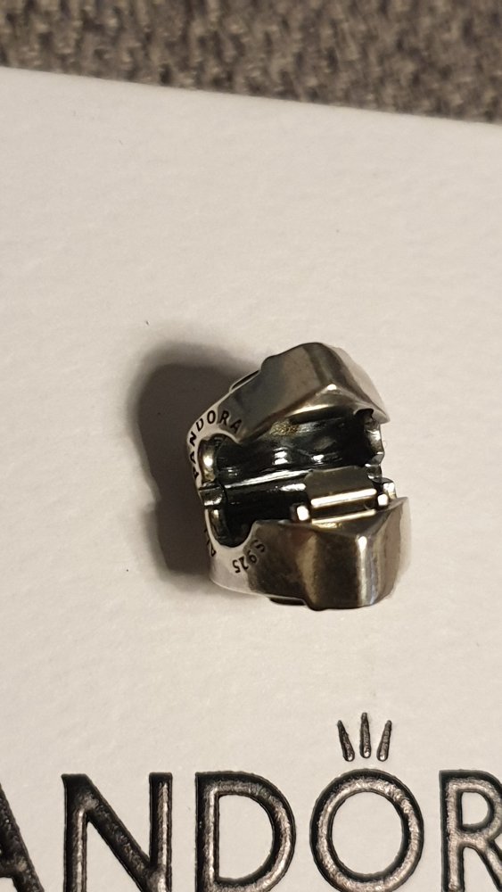 Original Pandora: Disney Schneewittchen Snow White Herz Clip, retired, rar, selten, SEHR GUTER ZUSTAND