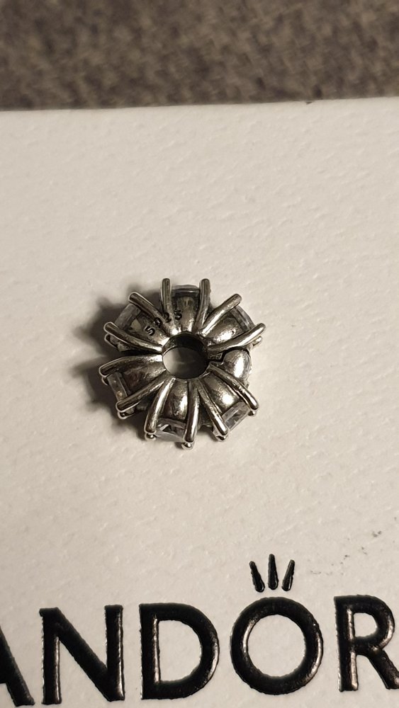 Pandora Clip Charm Lange Krappen Funkelnd, original, Zustand sehr gut