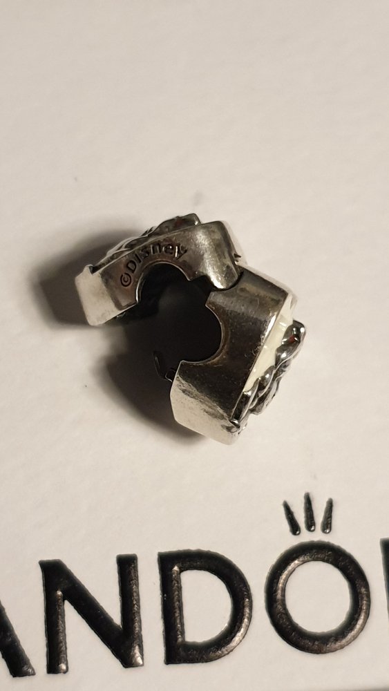 Original Pandora: Disney Schneewittchen Snow White Herz Clip, retired, rar, selten, SEHR GUTER ZUSTAND