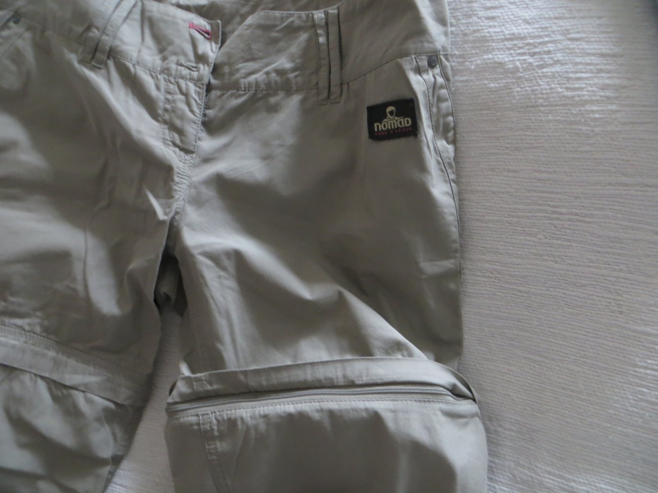 NOMAD Zipphose, Gr XL  70% Baumwolle, 30% Nylon