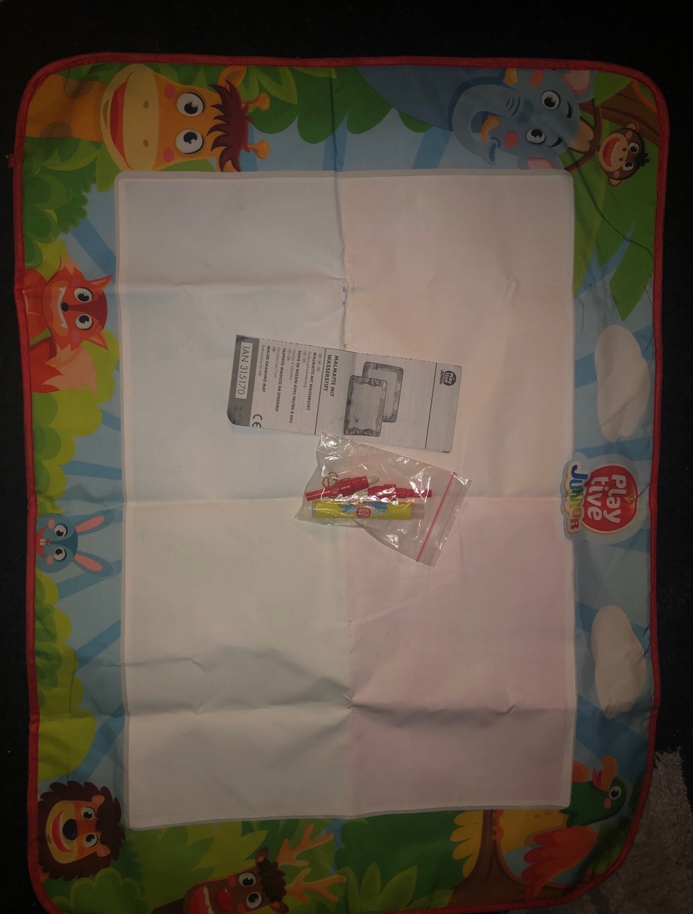 Malmatte mit Wasserstift