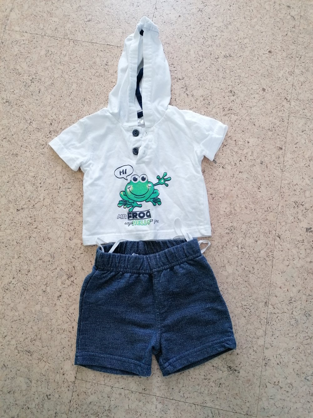 Set aus Shirt und Hose, Gr. 62, Frosch, Ergee