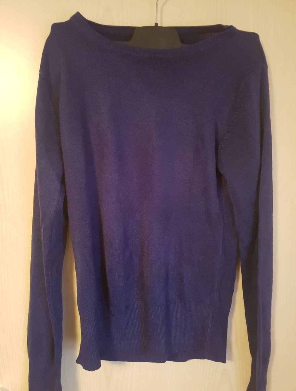 schöner leichter blauer Pullover Gr. 38