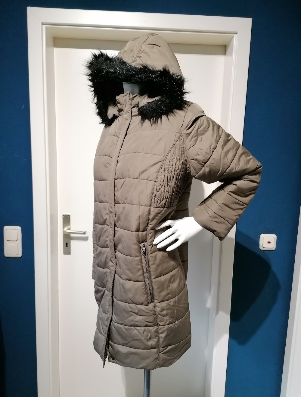 Schicker lange Parka von Mark Adam, Gr. 46