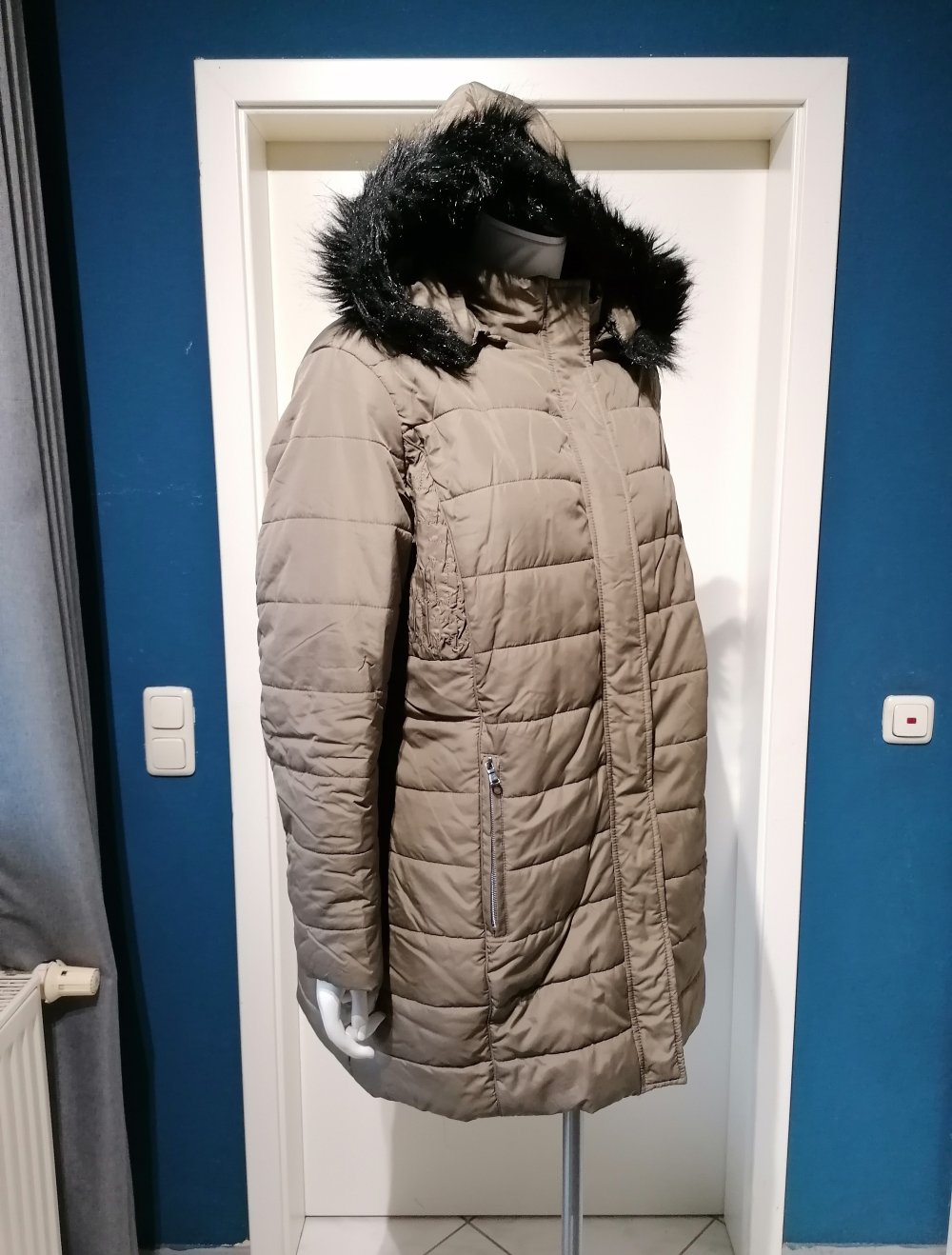 Schicker lange Parka von Mark Adam, Gr. 46