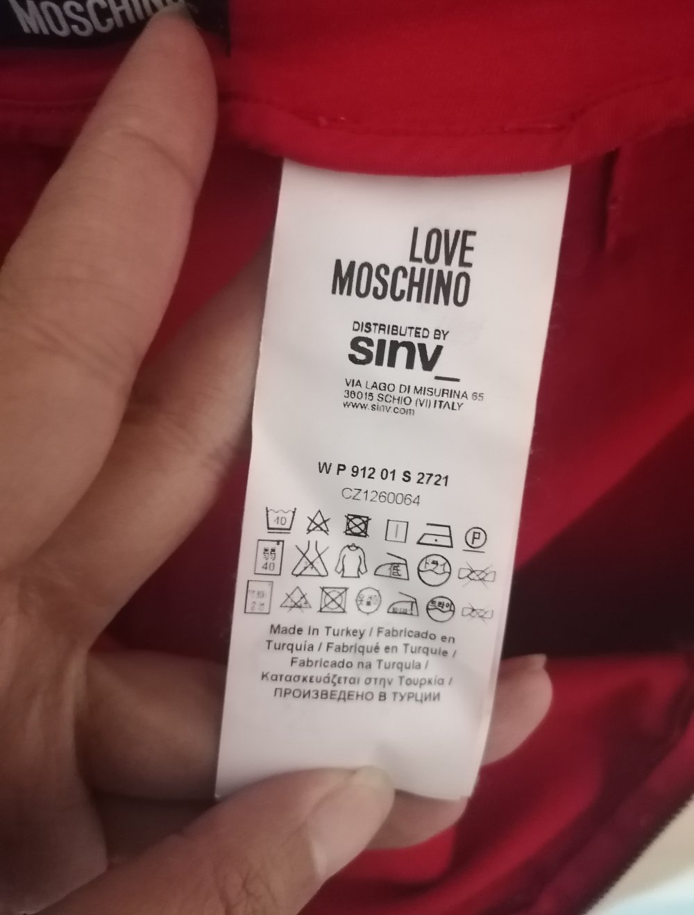 Schicke Hose von Love Moschino, Gr. 46