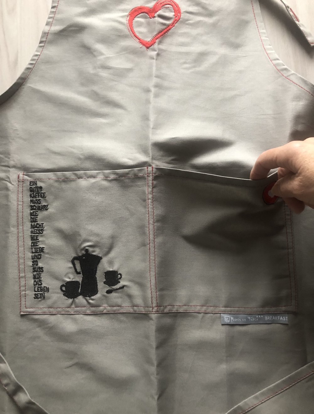 Schürze raeder Design Breakfast