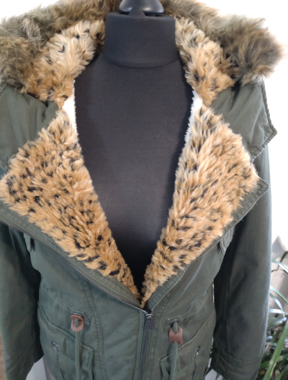 NEU Winterparka mit Teddyfell