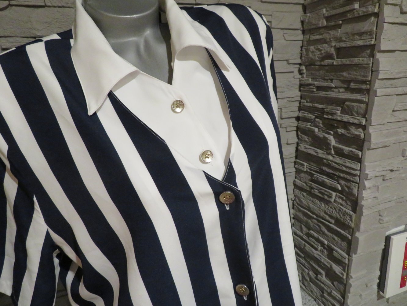 Damen Vintage Bluse Blusenjacke Größe 46 von Your Sixth Sense (R249)