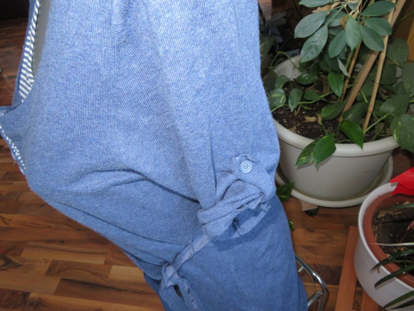 Damen long Pullover Kurzarm Größe L/XL von Gin Tonic (Nr30) 