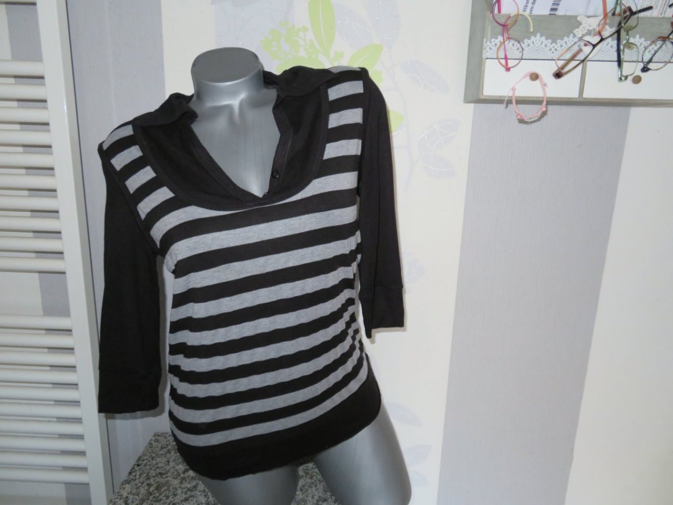 Damen 3/4 Arm Shirt in Doppel Optik Größe M von Orsay (Nr6)