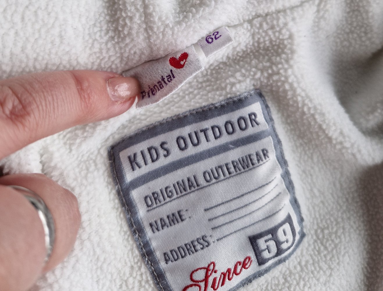 warme kuschelige Jacke Strickoptik 62