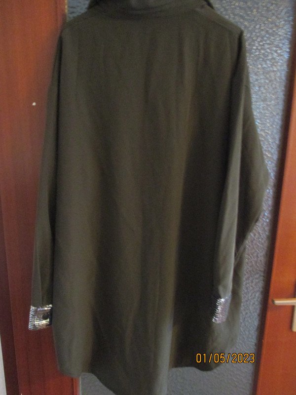 bluse gr. 3xl khaki zu verkaufen 