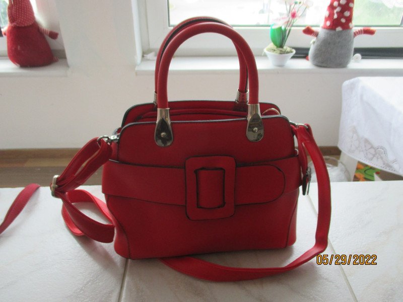 damen handtasche neu farbe rot klein 