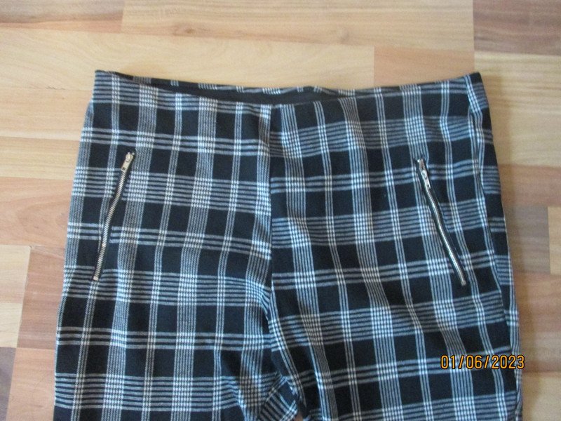 damen stoffhose kariert gr. 48 