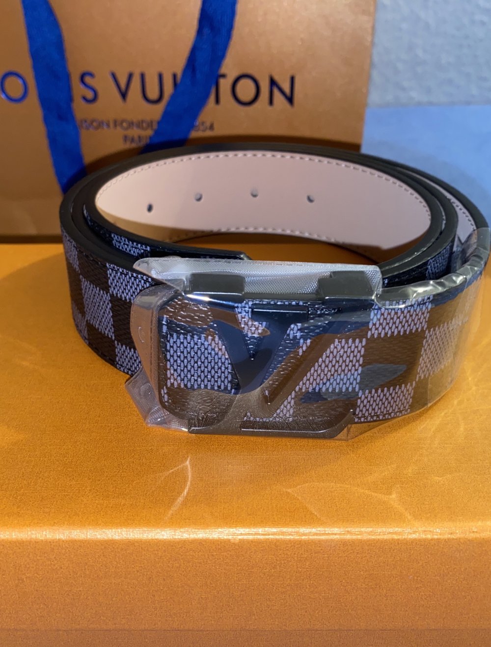 Louis Vuitton Gürtel und Portmonee