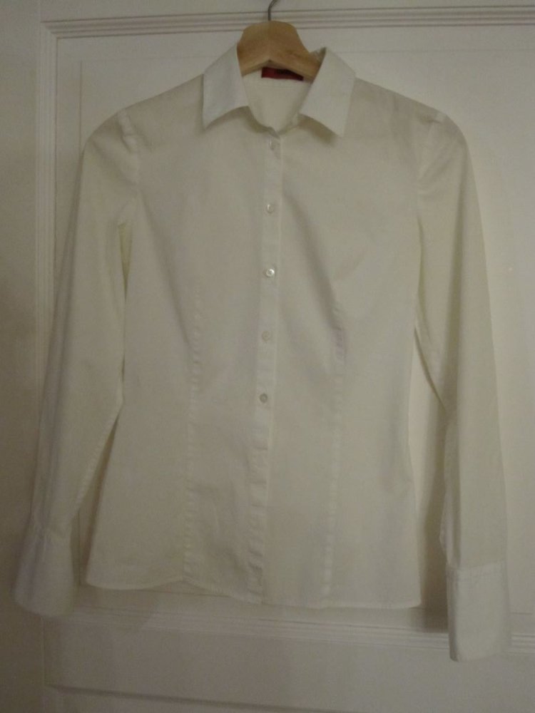 Hugo Boss Bluse weiß Gr. 34