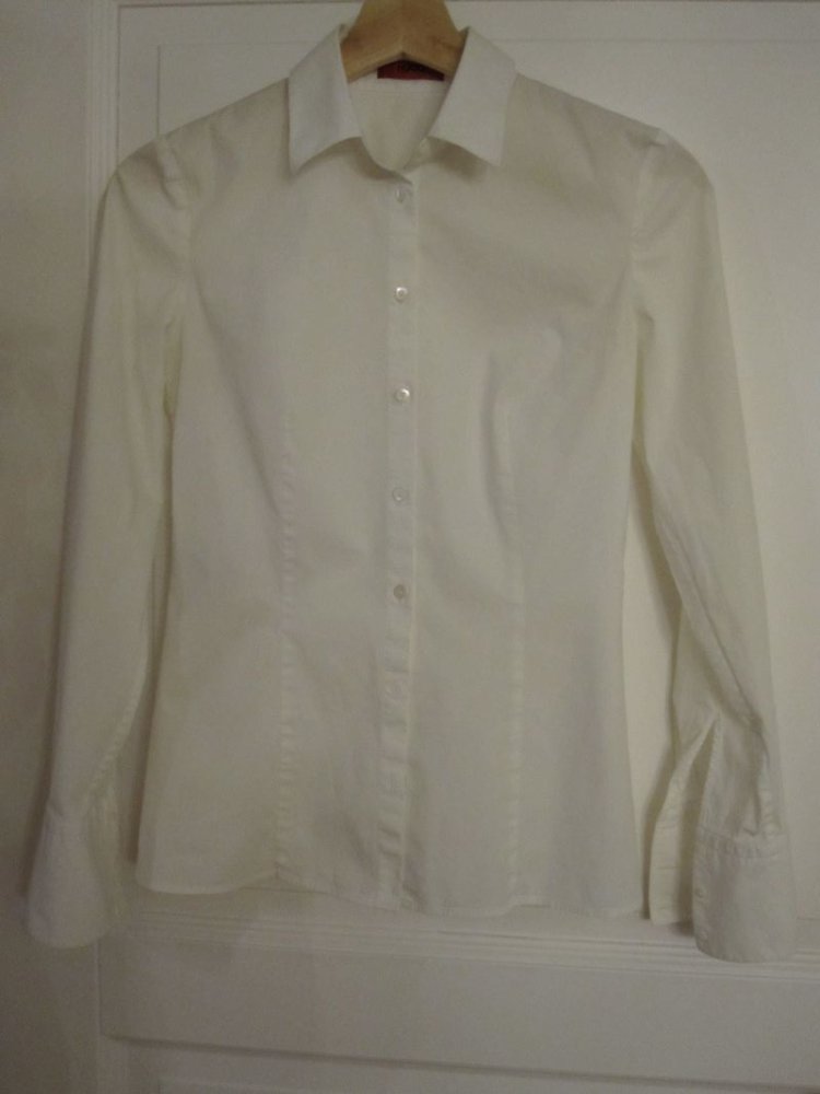Hugo Boss Bluse weiß Gr. 34