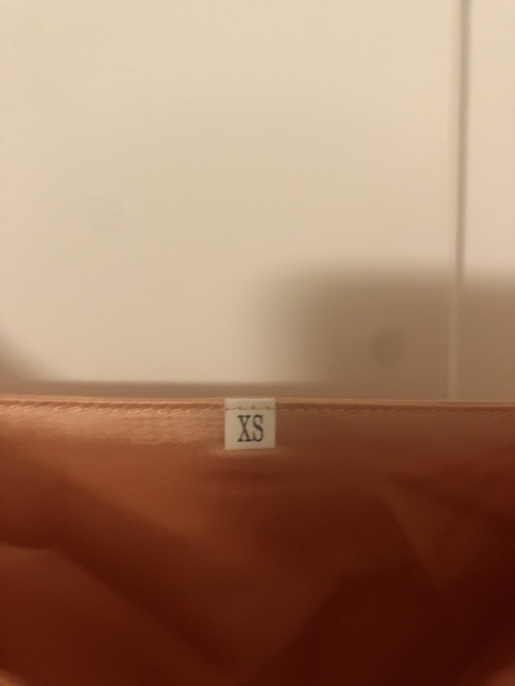 Trägerkleid Apricot Satin Optik