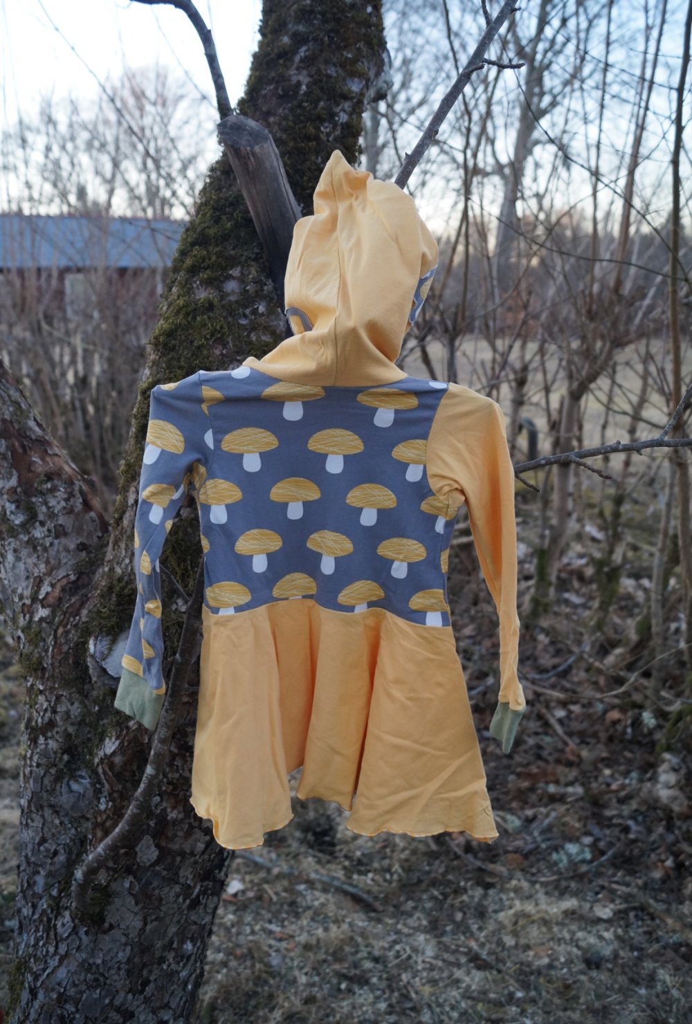 Zwergenkleid mit Drehrock Kleid Drehkleid Gr. 80 86