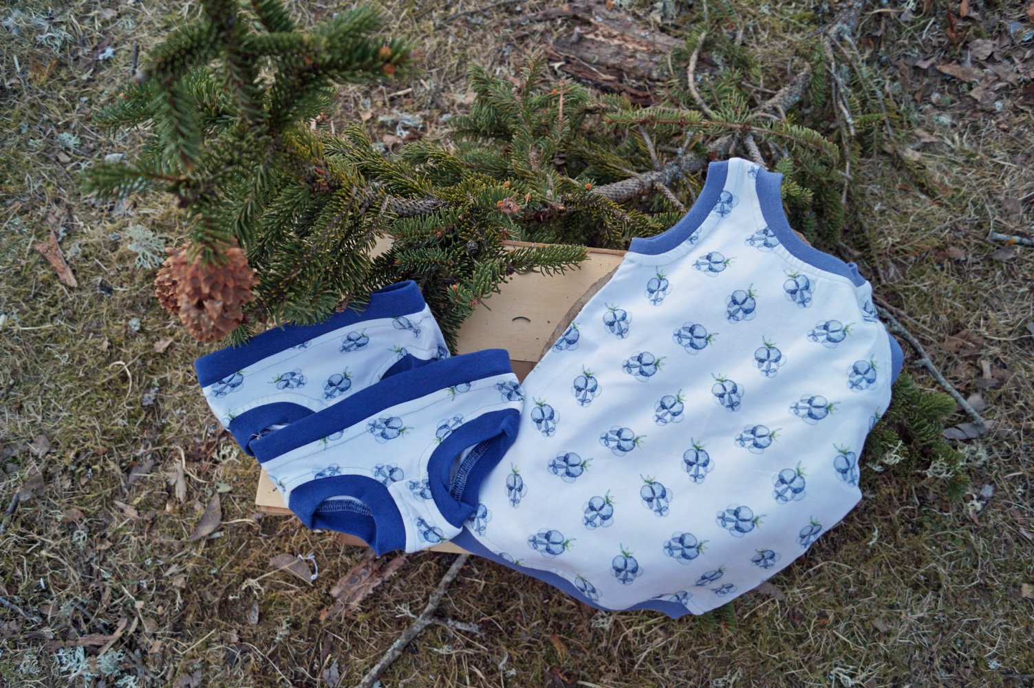 Unterwäsche für die Allerkleinsten Hemd und Slip Pants