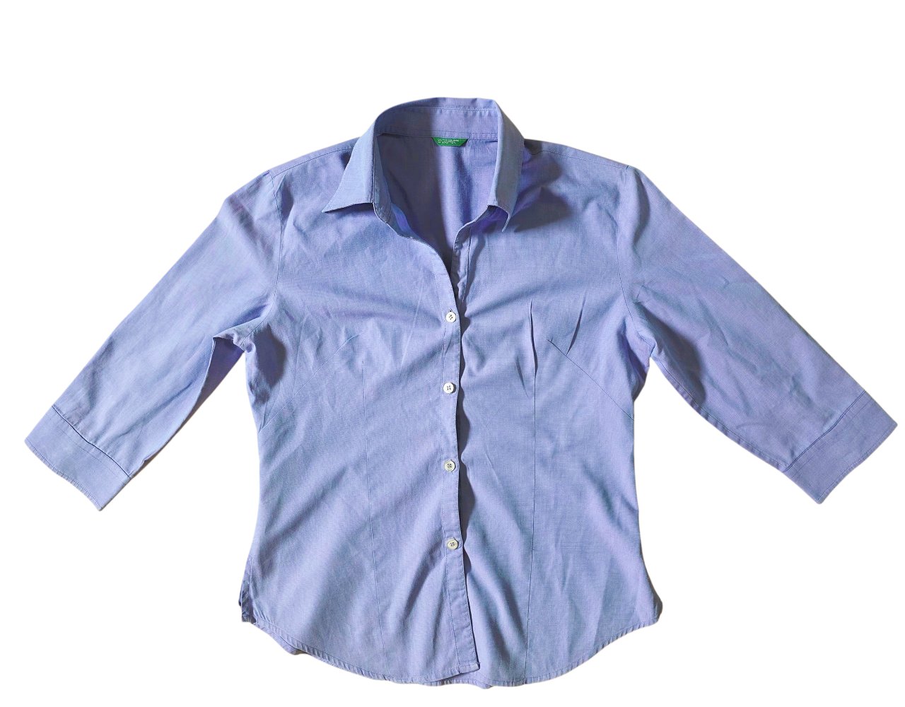 Damen Bluse - Hemd   von United Colors Of Benetton in Gr. S 36 / 38  lila flieder 