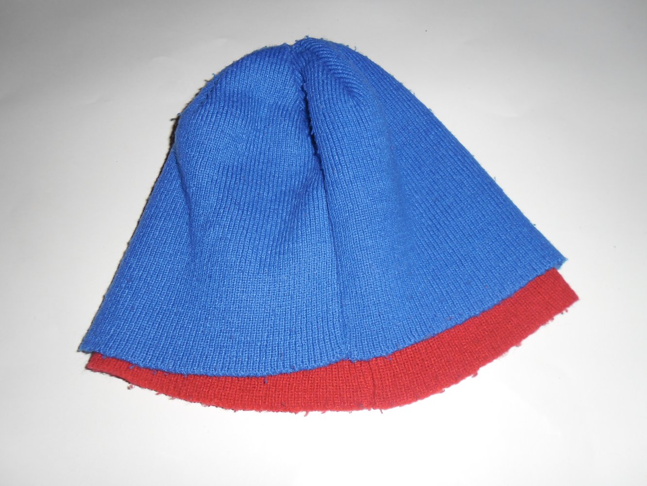 Mütze Kindermütze Strickmütze von Spiderman Spider- Man in blau - rot Größe 54