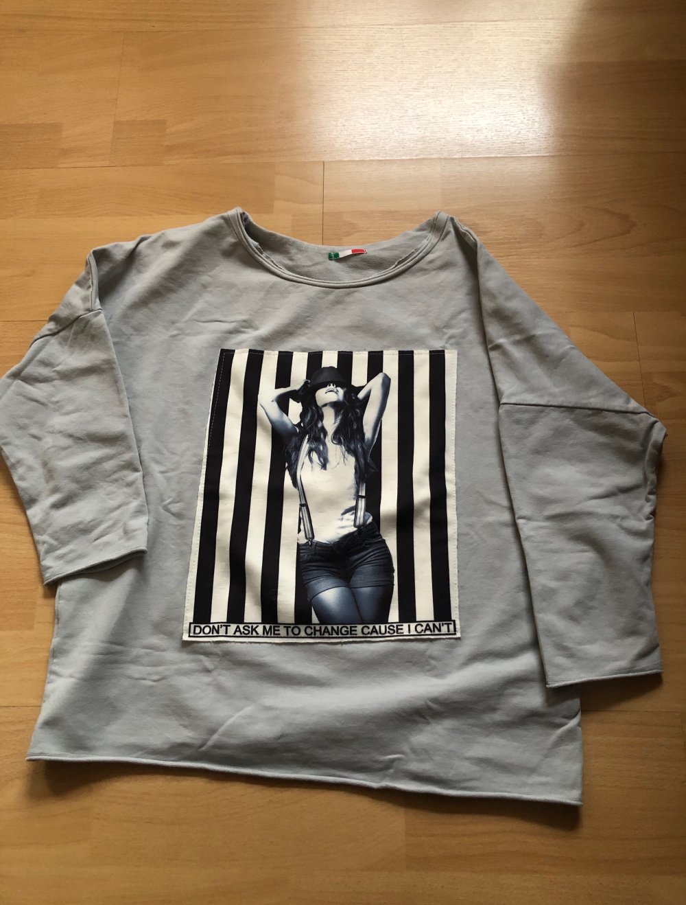 Sweatshirt mit 3/4 Arm