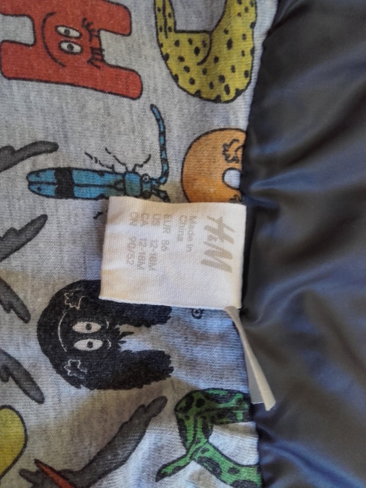 Kinder-Weste H&M Barbapapa