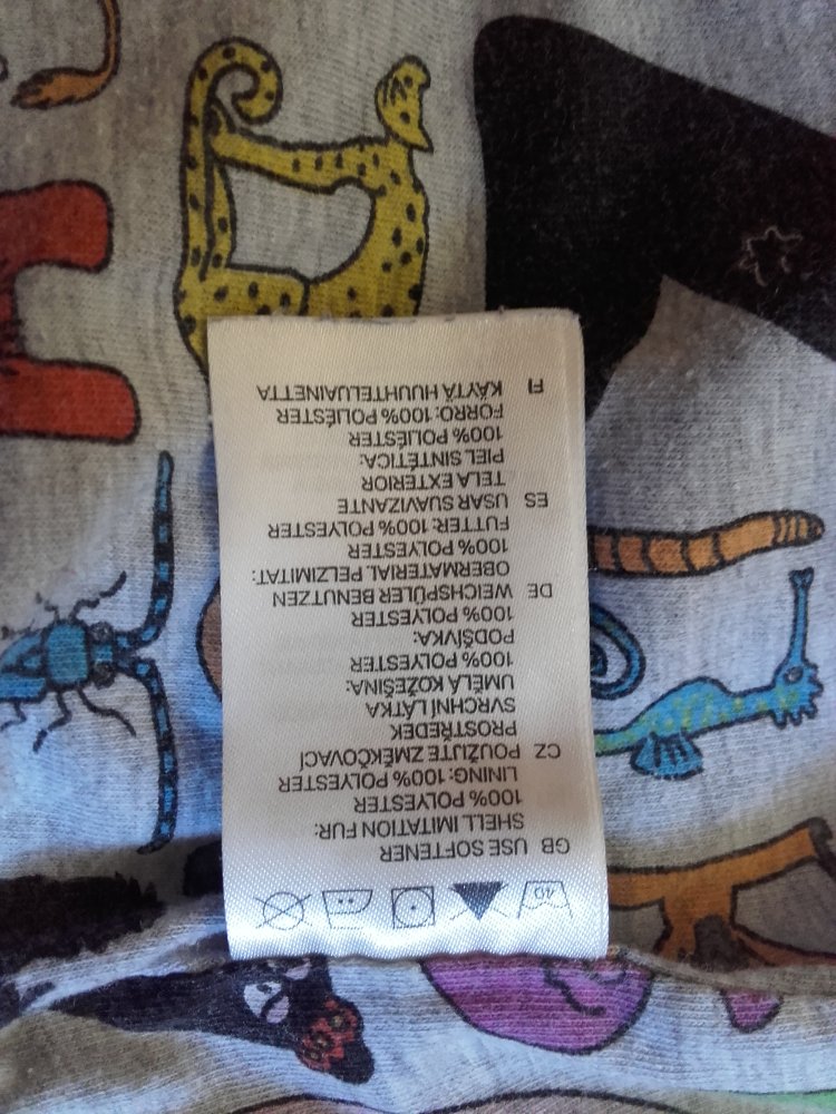 Kinder-Weste H&M Barbapapa