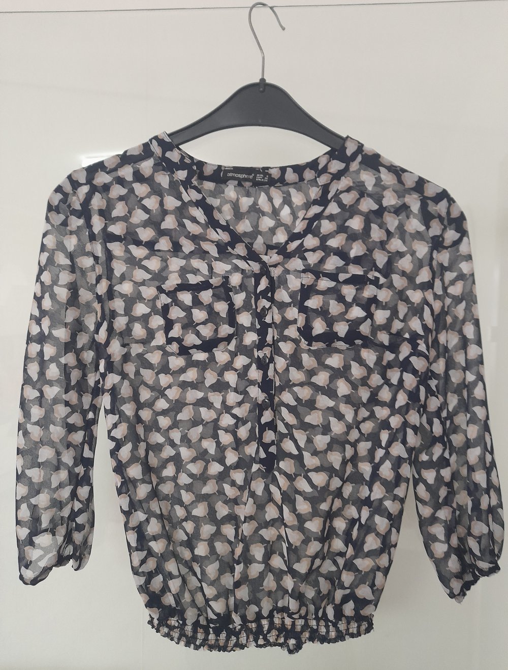 Modische, durchsichtige zweifarbige Blusen ♡