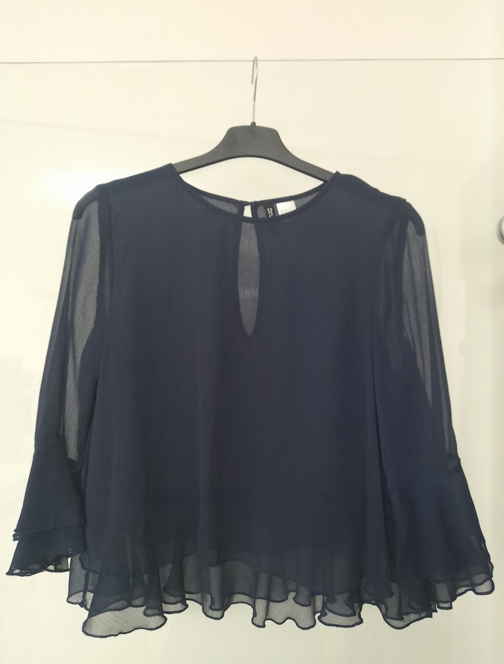 Elegante, dunkelblaue Bluse ♡