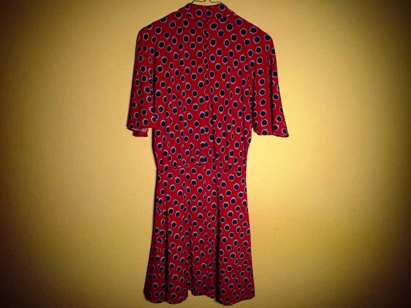 Kleid Damen Mango rot schwarz Größe XS 1x getragen