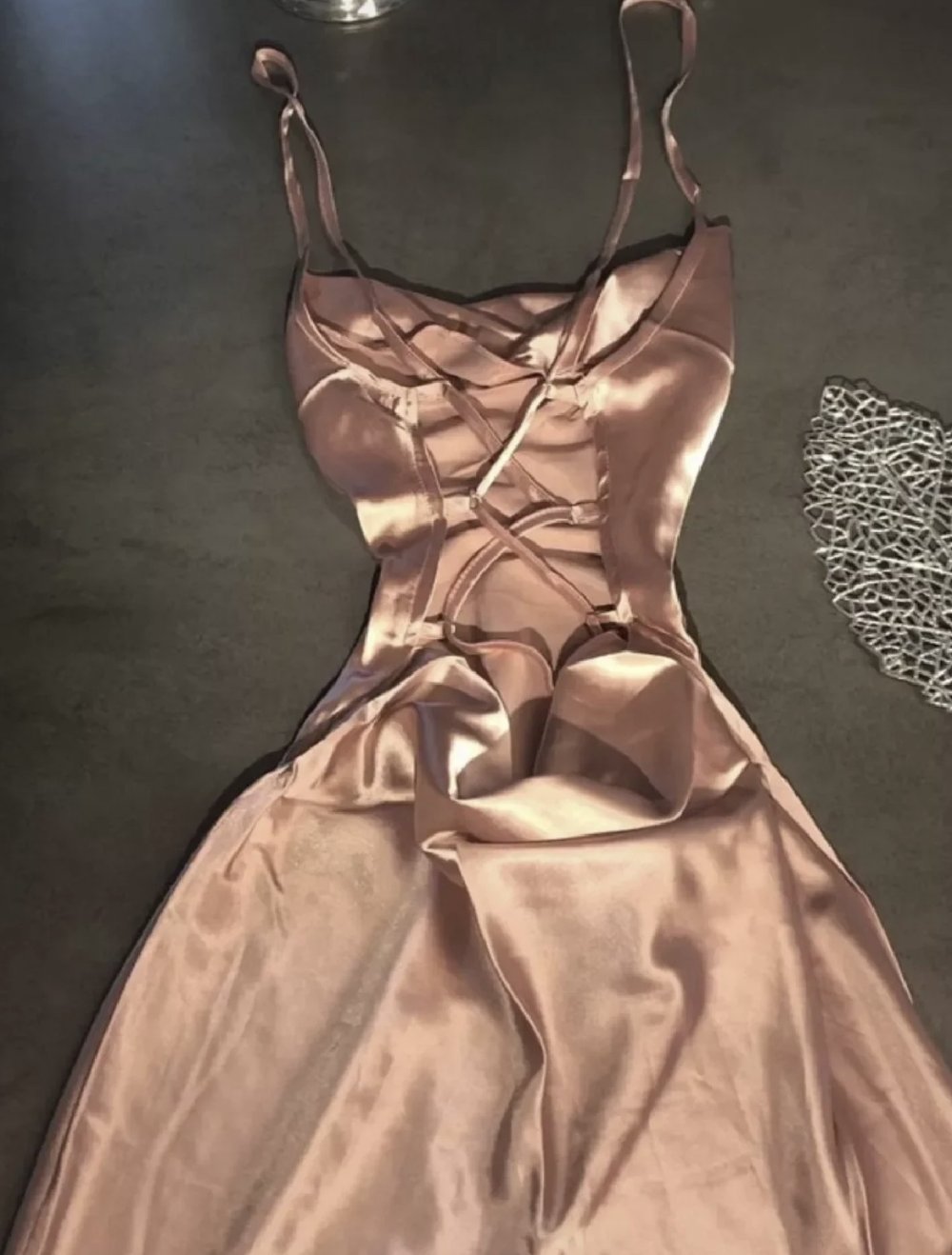 Rose Abendkleid für besondere Anlässe
