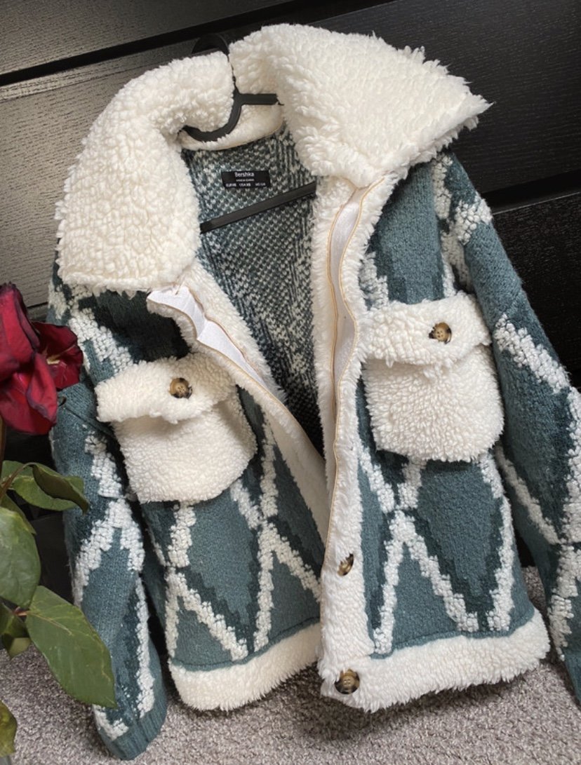 Felljacke von Bershka