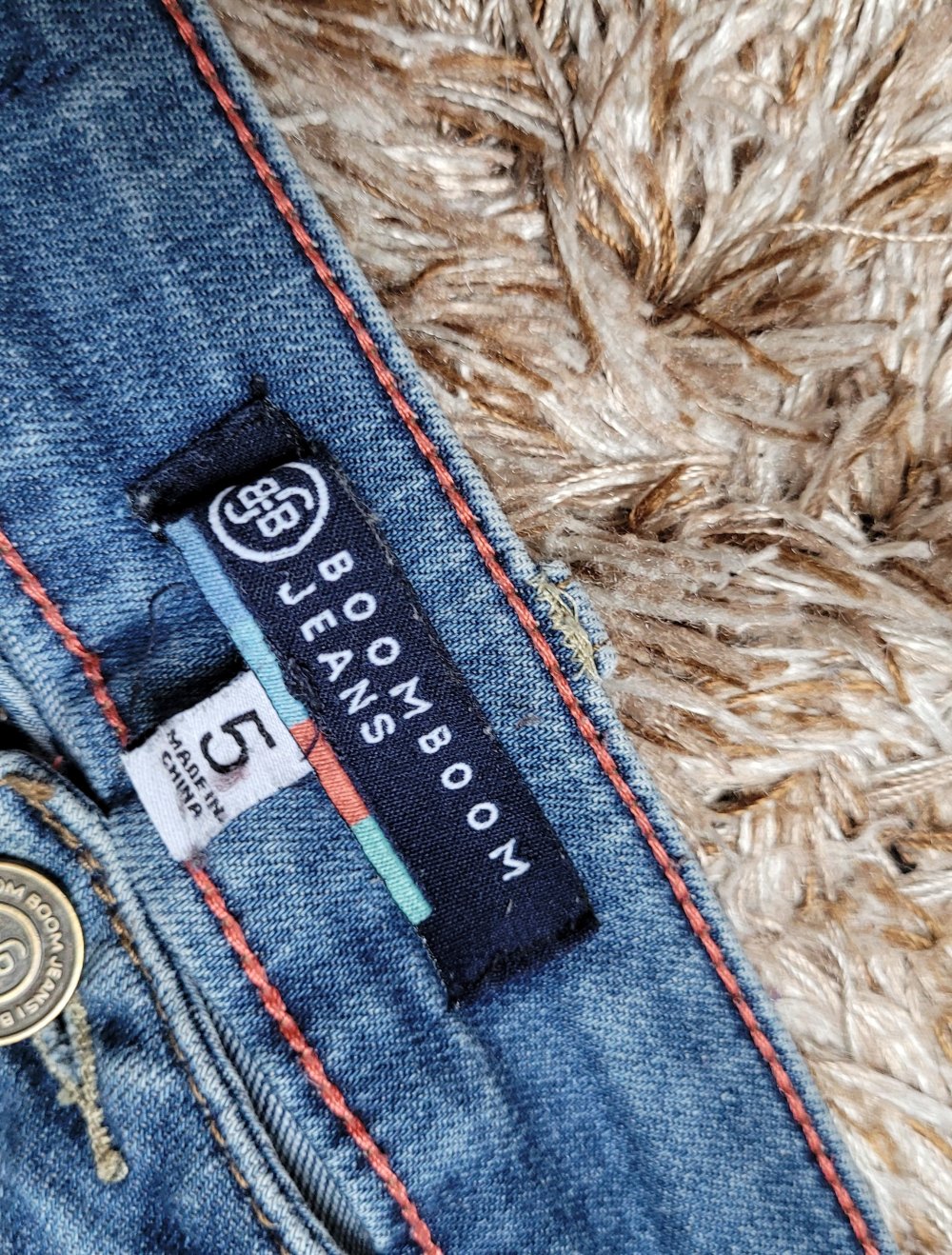 boomboom jeans ripped used