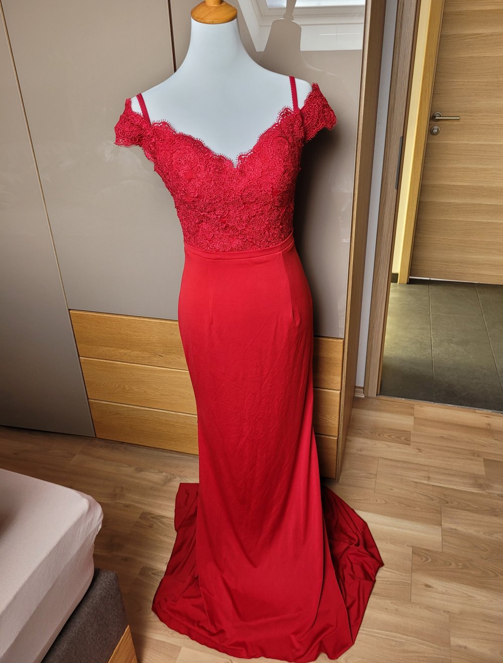 Abendkleid maxikleid s uk8 spitze