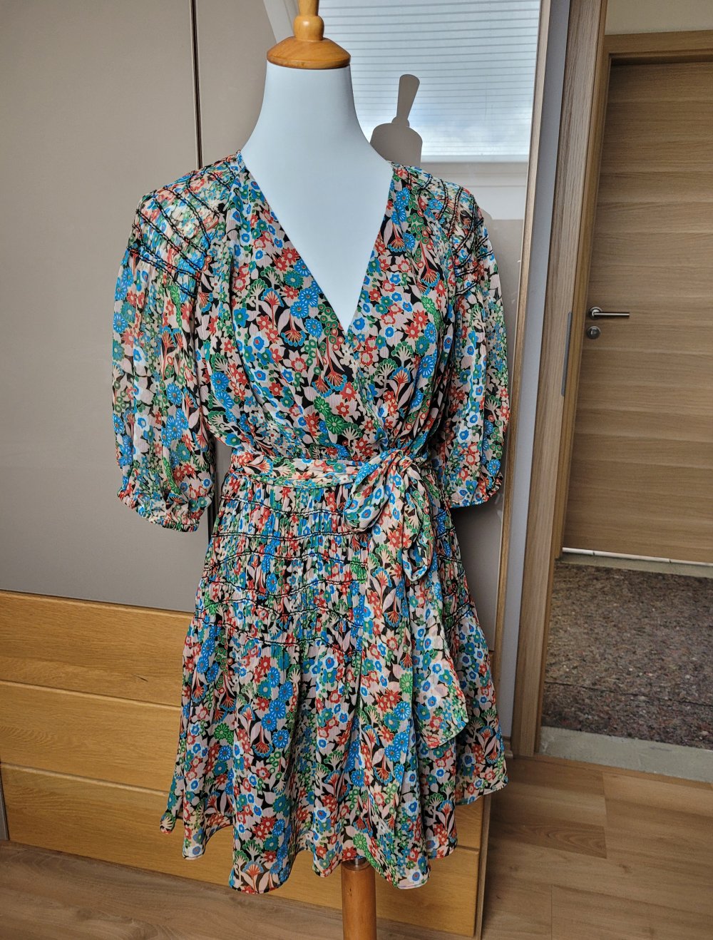 ted baker kleid L größe 3 blumenmuster