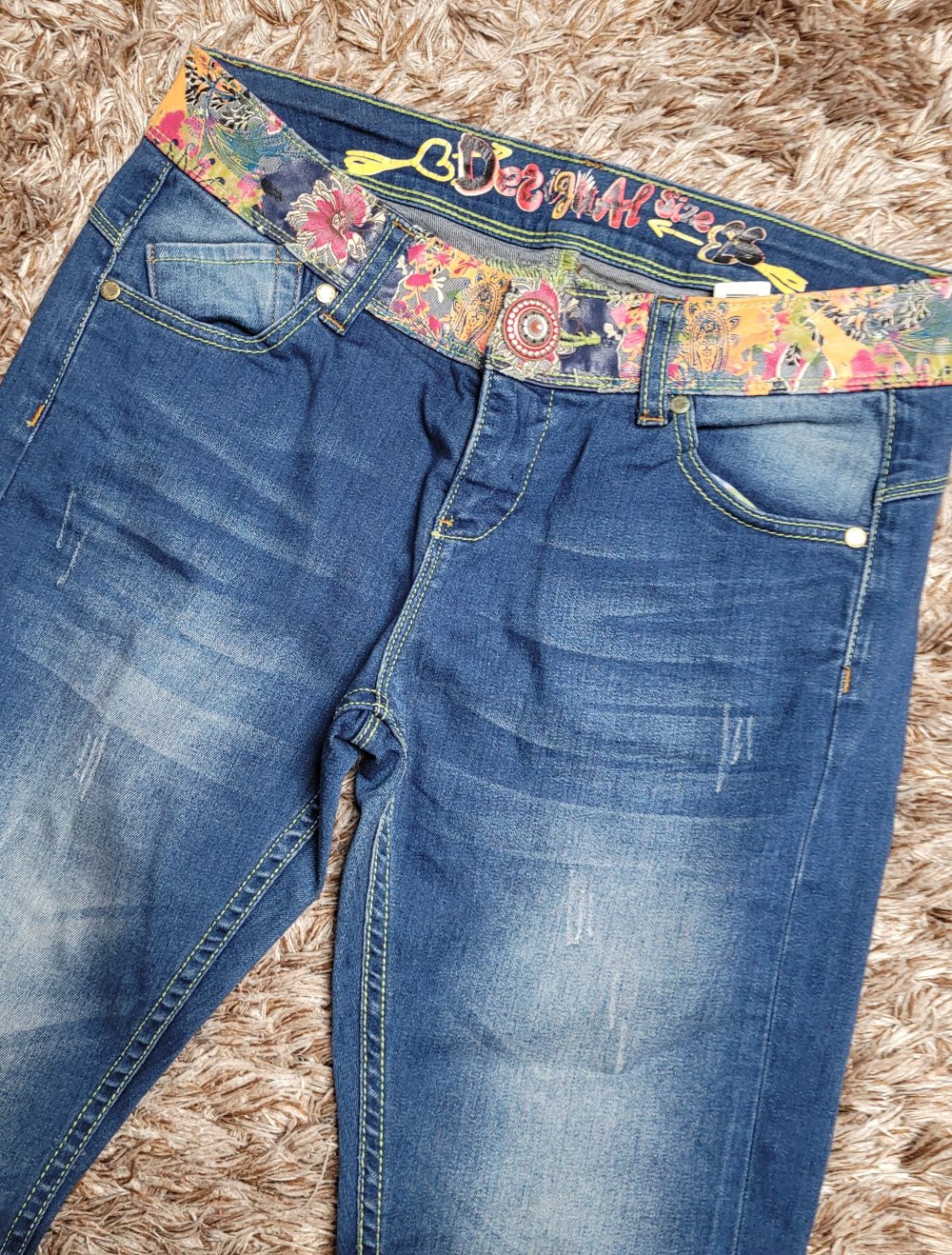 Desigual jeans bunt muster 26