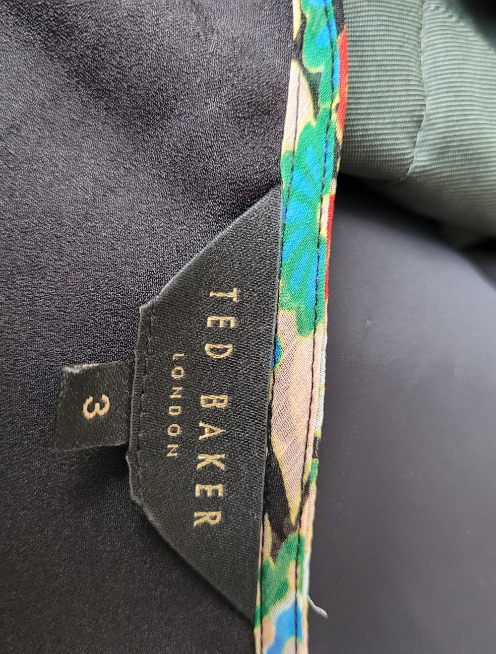 ted baker kleid L größe 3 blumenmuster