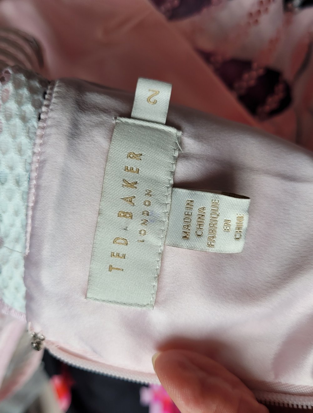 ted baker kleid m größe 2 blumenmuster