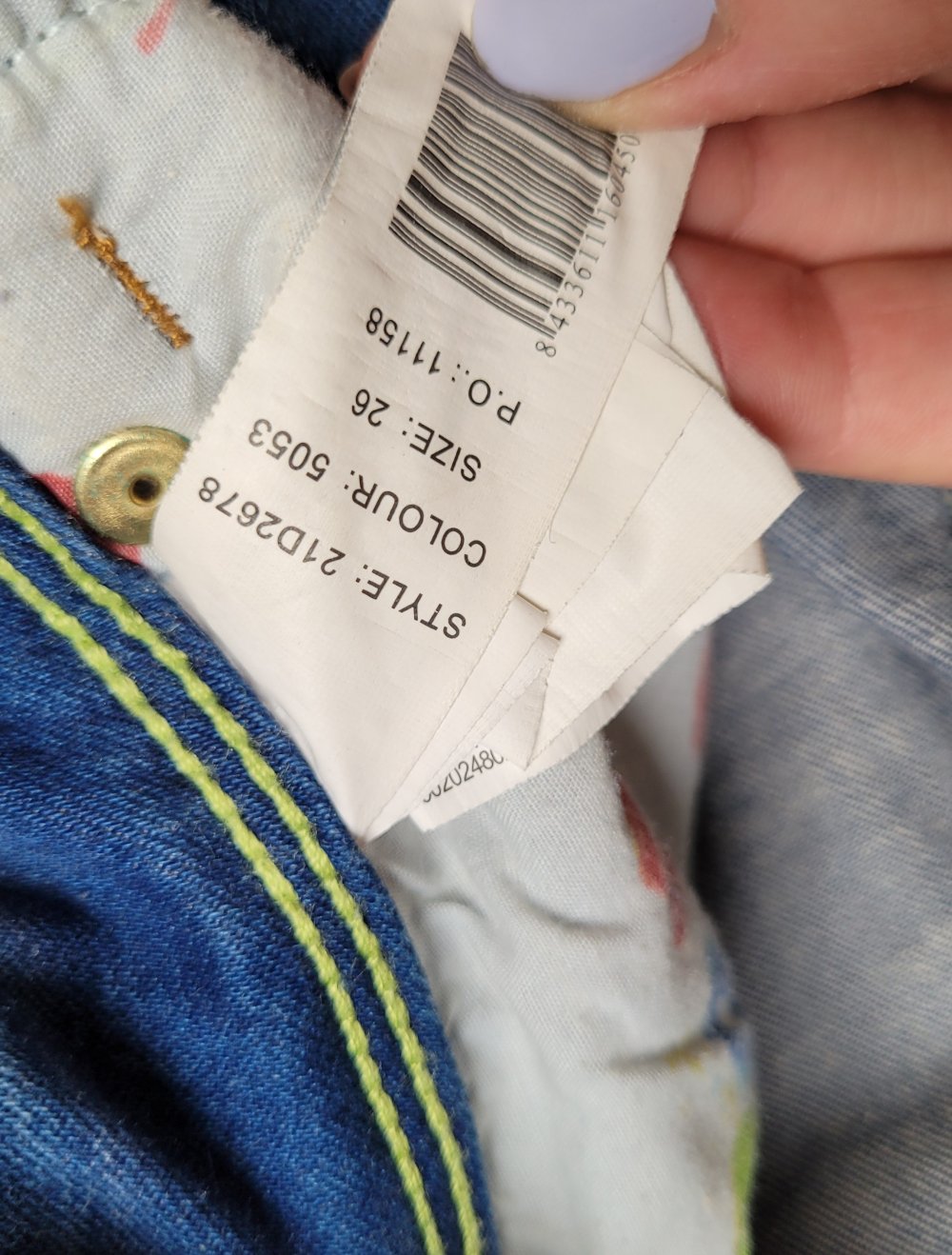 Desigual jeans bunt muster 26