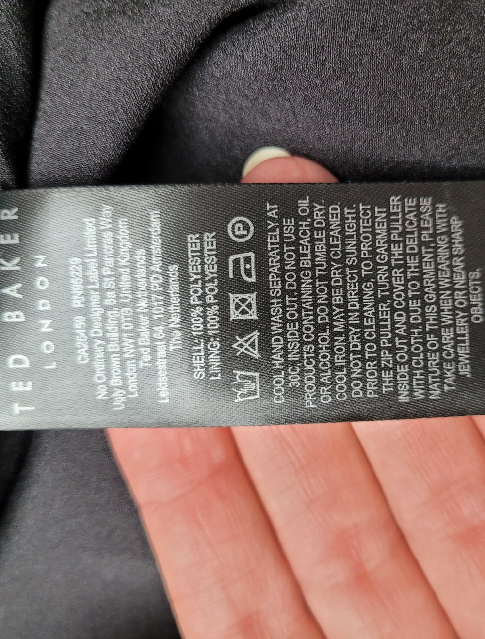 ted baker kleid L größe 3 blumenmuster