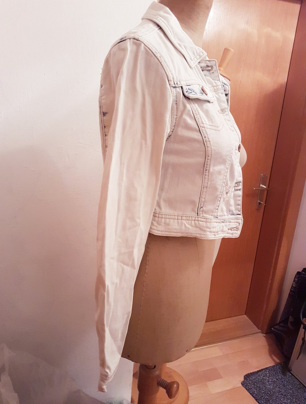 neuer jeansjacke batik