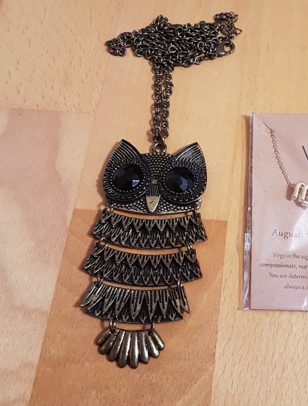 Anhänger Gold mit eule