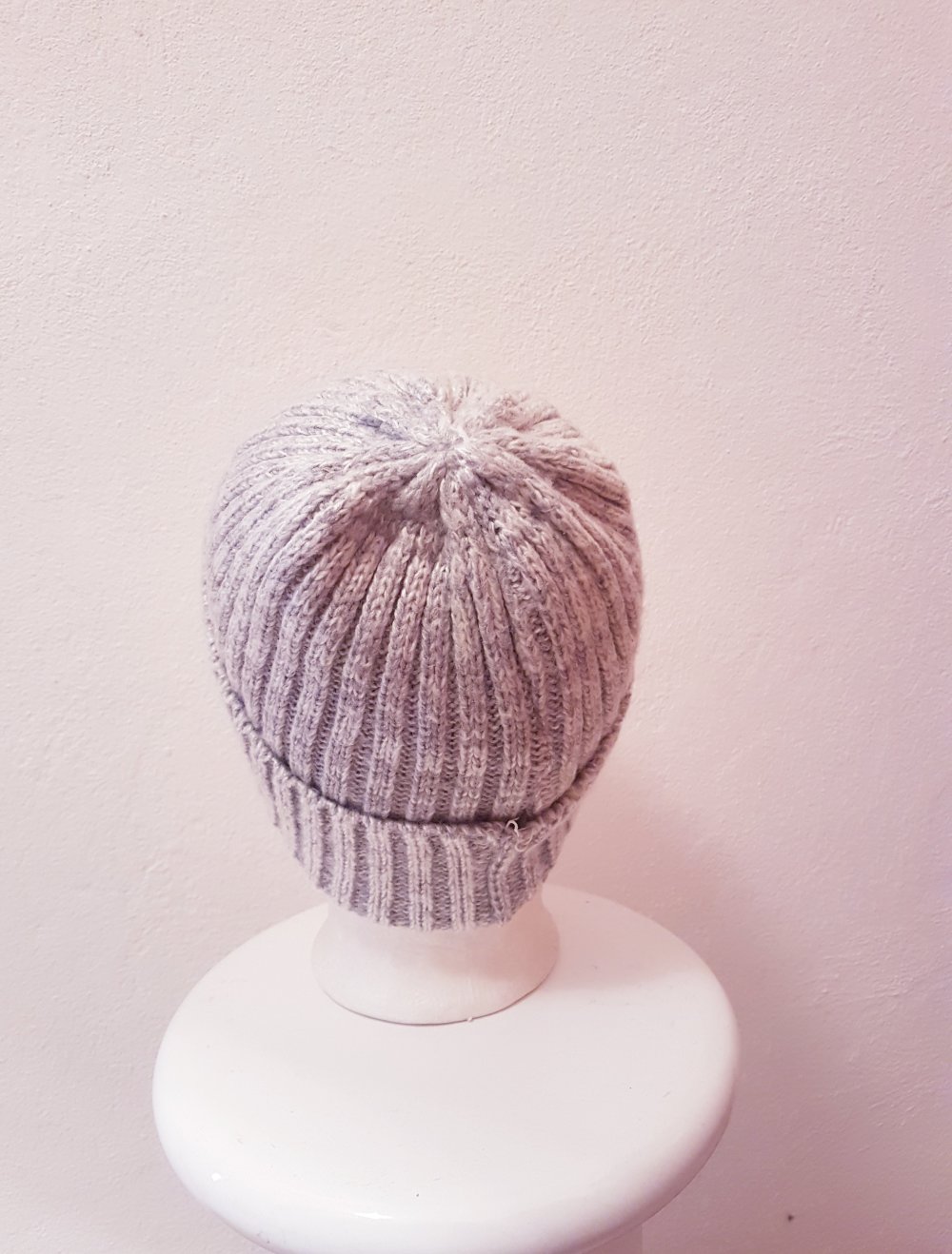 neue graue mütze strick