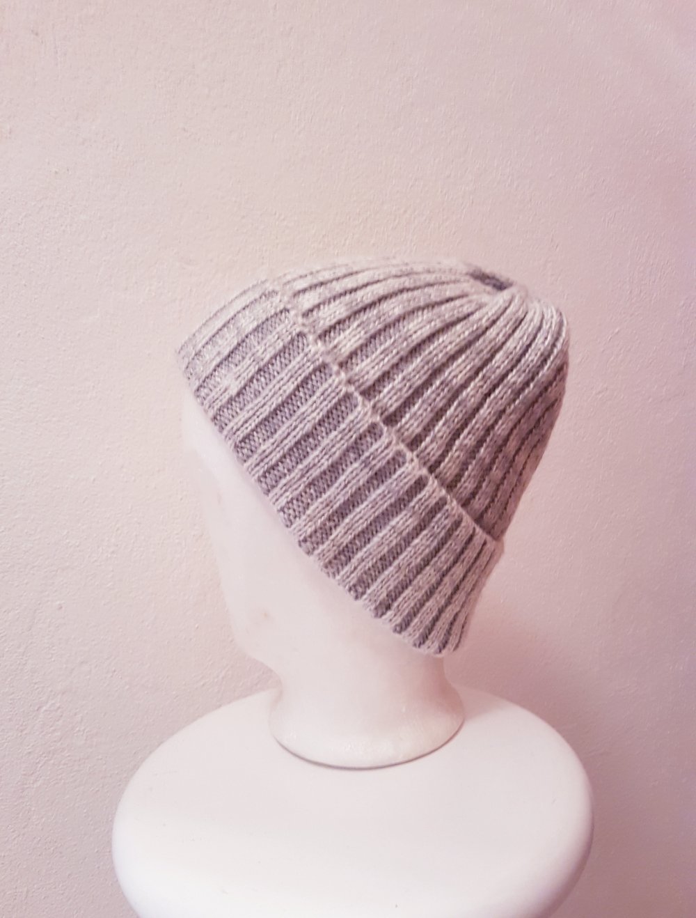 neue graue mütze strick