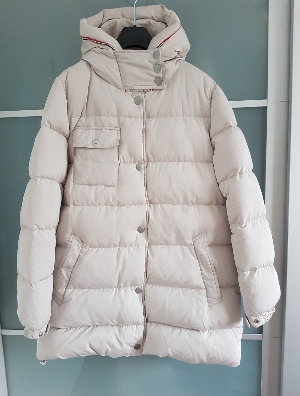 Marc o'Polo 42 Daunenjacke Daunenmantel Creme Jacke Mantel Daunen Daune