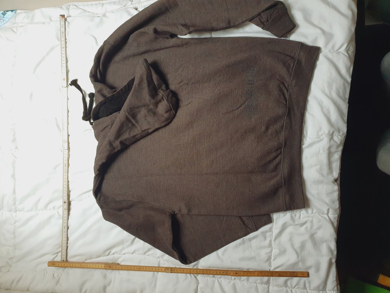 DeinDesign Hoddie Kapuze Pullover Pulli M grau Kartenspiel Pik belastend