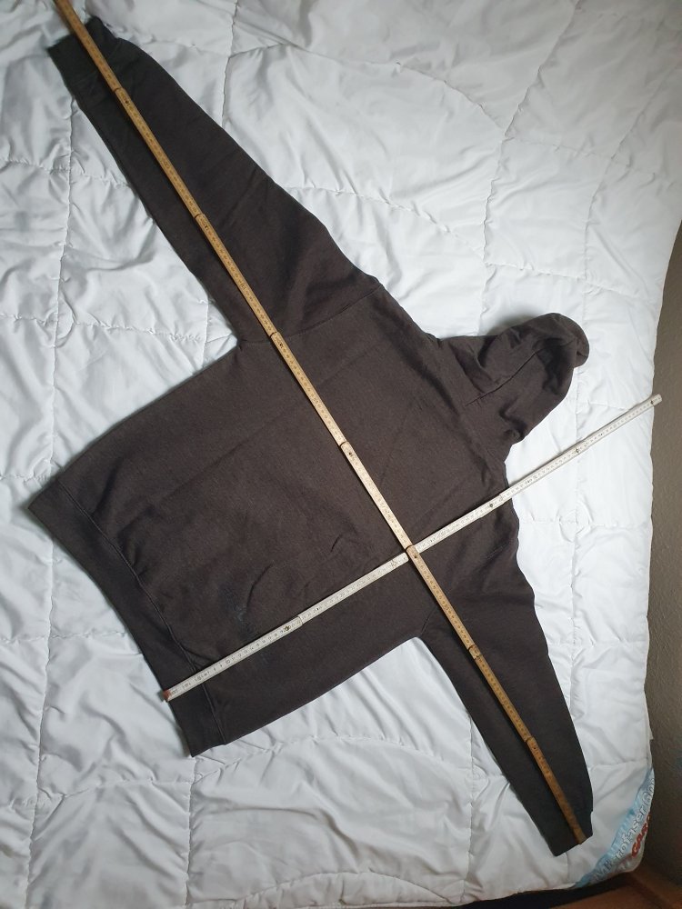 DeinDesign Hoddie Kapuze Pullover Pulli M grau Kartenspiel Pik belastend